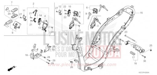 CARROSSERIE DE CHASSIS NSC110M de 2021